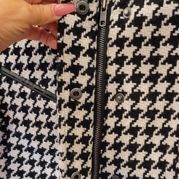 Womens a.n.a. Houndstooth Jacket Size M - Picture 4 of 8